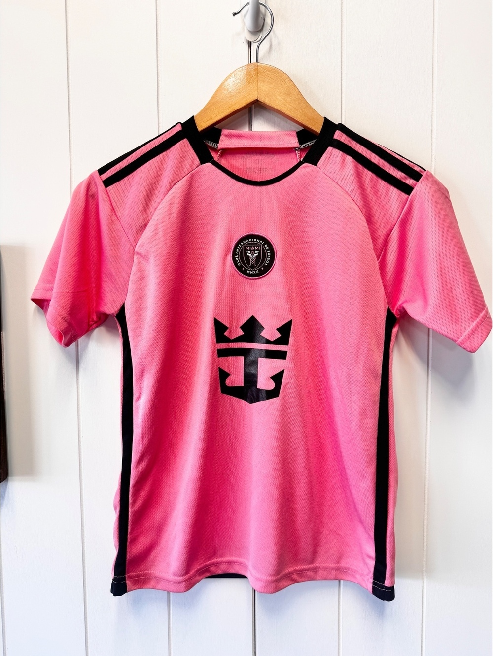 Adidas Messi 10 pink soccer jersey